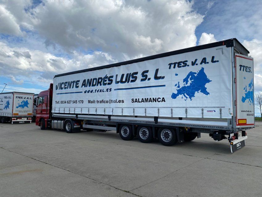 Empresa de transporte de mercancías por carretera en Salamanca